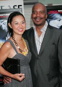Christine Y. Kim and David Alan Grier at the California premiere of "Dance Flick."