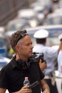 Michael Winterbottom on the set of "The Shock Doctrine."
