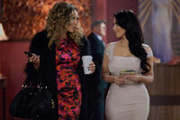 Vanessa Williams as Janice and Kim Kardashian as Ava in "Tyler Perry's Temptation: Confessions of a Marriage Counselor."