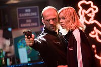 Jason Statham as Chev Chelios and Amy Smart as Eve in "Crank 2: High Voltage."