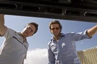 Ed Helms as Stu and Bradley Cooper as Phil in "The Hangover."