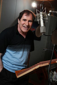 Richard Kind on the set of "Cars 2."