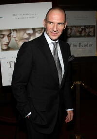 Ralph Fiennes at the New York premiere of "The Reader."