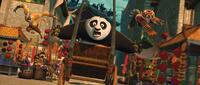 Monkey voiced by Jackie Chan, Po voiced by Jack Black and Tigress voiced by Angelina Jolie in "Kung Fu Panda 2: The Kaboom of Doom."