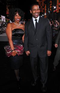 Pauletta Washington and Denzel Washington at the California premiere of "The Book Of Eli."