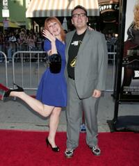 Josh Cagan and Guest at the California premiere of "Bandslam."