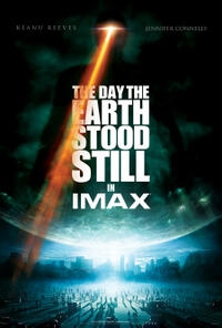 Poster art for "The Day the Earth Stood Still: The IMAX Experience."