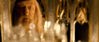Michael Gambon and Daniel Radcliffe in "Harry Potter and the Half-Blood Prince."