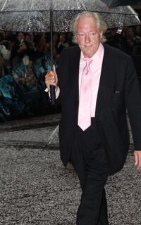 Michael Gambon at the London premiere of "Harry Potter and the Half Blood Prince."