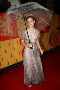 Emma Watson at the London premiere of "Harry Potter and the Half Blood Prince."