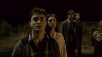 Daniel Radcliffe as Harry Potter, Bonnie Wright as Ginny Weasley, David Thewlis as Remus Lupin and Oliver Phelps as George Weasley in "Harry Potter and the Half-Blood Prince."