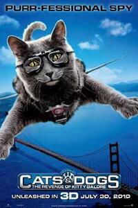 Poster art for "Cats & Dogs: The Revenge of Kitty Galore."