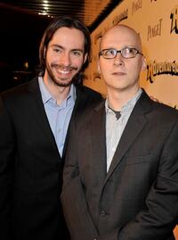 Martin Starr and director Greg Mottola at the California premiere of "Adventureland."
