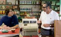 Demetri Martin as Elliot Tiber and Eugene Levy as Max Yasgur in "Taking Woodstock."