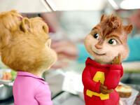 Brittany and Alvin in "Alvin and the Chipmunks: The Squeakquel."