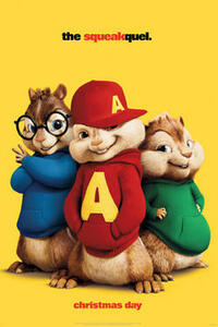Poster art for "Alvin and the Chipmunks: The Squeakuel."