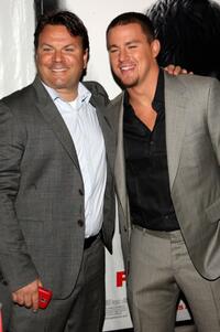Producer Kevin Misher and Channing Tatum at the New York premiere of "Fighting."