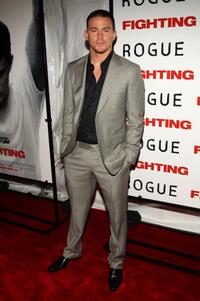 Channing Tatum at the New York premiere of "Fighting."