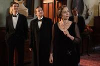 Ben Barnes as John, Pip Torrens as Lord Hurst and Kristin Scott Thomas as Mrs. Whittaker in "Easy Virtue."