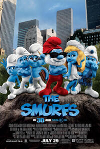 Poster art for "The Smurfs."