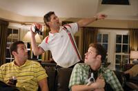 Adam Sandler as George, Eric Bana as Clarke and Seth Rogen as Ira in "Funny People."