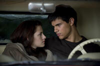 Kristen Stewart and Taylor Lautner in "New Moon."