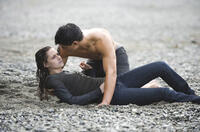Kristen Stewart and Taylor Lautner in "The Twilight Saga: New Moon." 