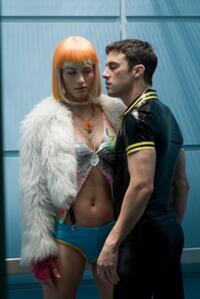 Amber Valletta as Angie and Milo Ventimiglia as Rick Rape in "Gamer."