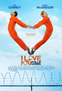 Poster art for "I Love You Phillip Morris."