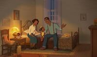 Eudora, Tiana and James in "The Princess and the Frog."