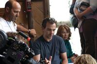 Director Dennis Iliadis on the set of "The Last House on the Left."