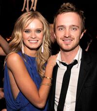 Sara Paxton and Aaron Paul at the after party of the California premiere of "The Last House On The Left."