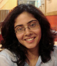 Art Director Anandana Kapur on the set of "Good Night."