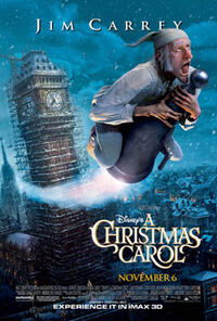 Poster art for Disney's "A Christmas Carol."