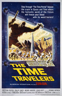 Poster art for "The Time Travelers."