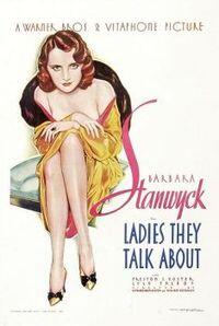 Poster art for "Ladies They Talk About."