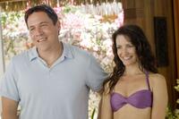 Jon Favreau as Joey and Kristin Davis as Lucy in "Couples Retreat."