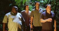 Faizon Love as Shane, Jason Bateman as Jason, Vince Vaughn as Dave and Jon Favreau as Joey in "Couples Retreat."