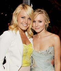 Malin Akerman and Kristen Bell at the after party of the California premiere of "Couples Retreat."
