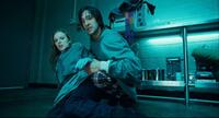 Sarah Polley as Elsa Kast and Adrien Brody as Clive Nicoli in "Splice."