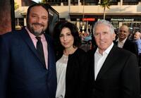 Joel Silver, Sue Kroll and Dan Fellman at the California premiere of "Splice."