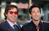 Robert Downey, Jr. and Adrien Brody at the California premiere of "Splice."