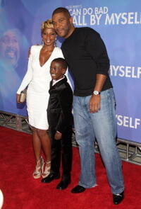 Mary J. Blige, Kwesi Boakye and Tyler Perry at the New York premiere of "Tyler Perry's I Can Do Bad All By Myself."