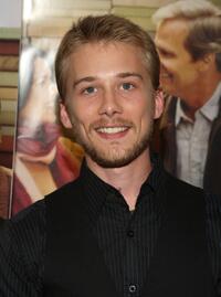 Lou Taylor Pucci at the New York premiere of "The Answer Man."