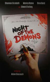 Poster art for "Night of the Demons."