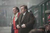 Maurice Roeves as Jimmy Gordon and Timothy Spall as Peter Taylor in "The Damned United."