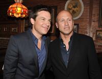 Jason Bateman and Mike Judge at the after party of the California premiere of "Extract."