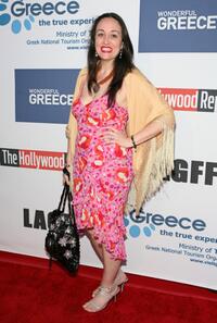 Inma Heredia at the California premiere of "I hate Valentine's Day."