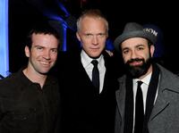 Lucas Black, Paul Bettany and Scott Stewart at the after party of the California premiere of "Legion."