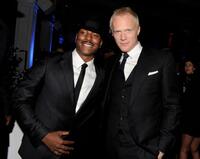 Tyrese Gibson and Paul Bettany at the after party of the California premiere of "Legion."
